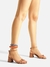 Imagem do Sandália Arezzo Marrom Salto Bloco Custom Anklet A1349700010001U