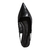 Sapatilha Santa Lolla Slingback Metalizada Preta Bico Fico - Desigual