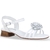 Sandália Bottero Couro Burnish Off-white