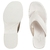 Sandália Moleca Anabela Plataforma Off-white - loja online
