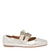 Sapatilha Santa Lolla Couro Craquele Bico Quadrado Fivela Ilhós 080B.49E3.03D4 - Desigual