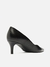 Scarpin Arezzo Couro Salto Baixo Fino Bico Fino Preto - comprar online