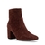 Bota Santa Lolla Couro Camurça Marrom Bico Fico Salto Grosso - comprar online
