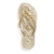 Chinelo Flip Flop Borracha Corrente Tiras Finas Metalizado 06FE.0D67.0016 na internet