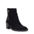 Bota Santa Lolla Couro Camurça Cano Curto Salto Grosso Preta - comprar online