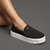 Tênis Santa Lolla Slip On Plataforma Suede Preto na internet