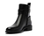 Bota Anacapri Cano Curto Fivela Preta - comprar online