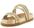 Rasteira Anacapri Papete Strass Cristal Dourado C3037800090004U - comprar online
