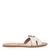 Rasteira Santa Lolla Flat Tiras Entrelaçadas Off White