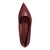 Sapatilha Santa Lolla Couro Nobre Soft Bico Fino Vermelho Ruby - Desigual