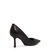 Scarpin Santa Lolla Couro Pelica Premium Salto Medio Fino Preto na internet