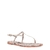 Sandália Santa Lolla Rasteira new snake off white - comprar online