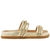 Rasteira Anacapri Papete Strass Cristal Dourado C3037800090004U