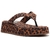 Tamanco Arezzo Couro Flatform Animal Print