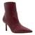 Bota Santa Lolla Couro Nobre Cano Curto Vermelho Merlot