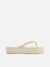 Tamanco Brizza Flatform Marrocos Mid Off-White - comprar online