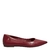 Sapatilha Santa Lolla Couro Nobre Soft Bico Fino Vermelho Ruby