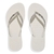 Chinelo Santa Lolla Flip Flop Borracha Tiras Brilho Branco - Desigual