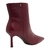 Bota Santa Lolla Couro Nobre Cano Curto Vermelho Merlot na internet