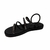 Papete Moleca Tiras com Strass Preto 5525.104 na internet