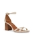 Sandália Santa Lolla Couro Pelica Soft Salto Bloco Off White
