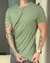 T-Shirt Burble Cotton Verde Malva Escuro na internet