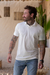 Imagem do Polo Burble Piquet Gola V Off White
