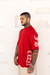 Oversized Recorte FB CLTN Vermelho - comprar online