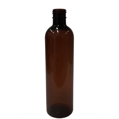 FRASCO PET 240ML CILINDRICO ALTO AMBAR R 24/415