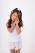 BABY DOLL ONDINHA MIMI- Infantil. Branco. na internet