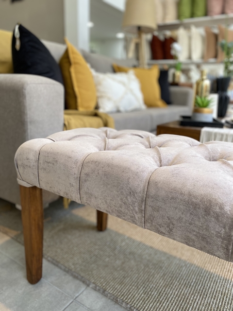 Pie de cama Capitoné - comprar online