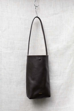Bolsa Tote Slim de couro ~ Café ou verde Hera - comprar online