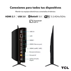 SMART TV TCL 55" QLED 4K 55C655 GOOGLE TV - tienda online