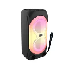 PARLANTE PORTATIL STROMBERG LUMOS 2 CON MCIROFONO 60W RMS 4HS