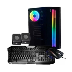 Gabinete KIT AZZA FORTALEZA II GAMER + FUENTE
