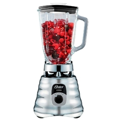 Licuadora Oster Classic 1.25l Silver Con Jarra De Vidrio 700w