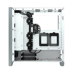 Imagen de Gabinete Corsair iCUE 4000X RGB TG White Vidrio Templado