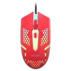 COMBO 4 EN 1 NOGANET NKB-413R ROJO TECLADO-MOUSE-PAD-AURICULAR en internet