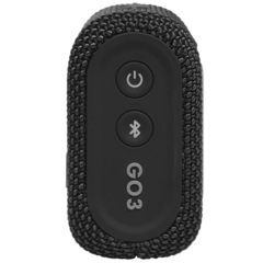 PARLANTE PORTÁTIL JBL GO3 BLUETOOTH SUMERGIBLE NEGRO (JBLGO3BLKAM) - tienda online