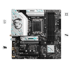 Mother MSI B760M GAMING PLUS WIFI DDR5 1700 (12va/13va/14va Gen) - CUMBRE MEGACOMPU