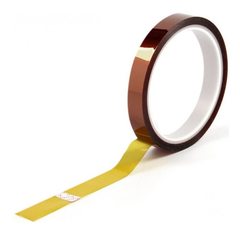 CINTA KAPTON TERMICA DE ALTA TEMPERATURA AUTOADHESIVA 10MM X 10 METROS