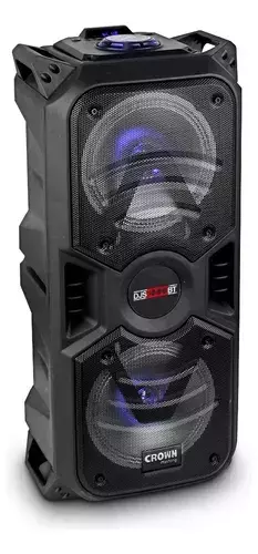 Bafle Potenciado 2 X 6.5 Woofer Crown Mustang Djs1000bt - comprar online