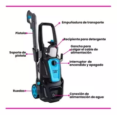 Hidrolavadora Gamma Master Wash 2400 G2518AR 1900W - comprar online