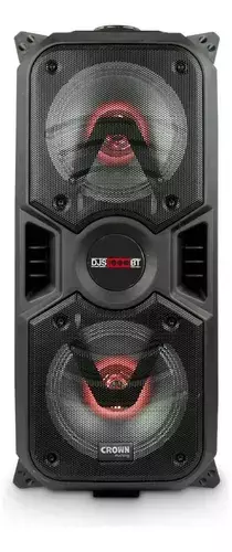 Bafle Potenciado 2 X 6.5 Woofer Crown Mustang Djs1000bt en internet