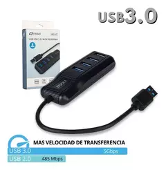 HUB USB NOGA 4 PUERTOS 5 GBPS NGH-47 - comprar online