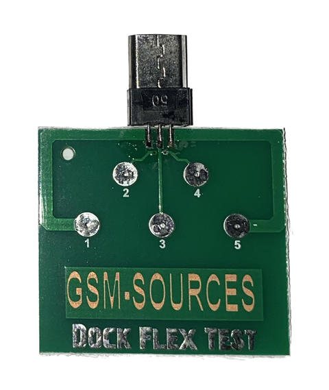 DOCK FLEX TEST PARA PUERTO DE CARGA MICRO USB