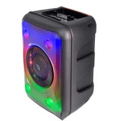 PARLANTE PORTATIL HARRISON FREAK 120W PMPO LED BT/KARAOKE/RADIO/USB/AUX 8 PULGADAS en internet