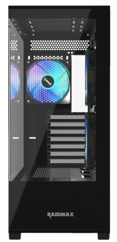 GABINETE RAIDMAX INFINITA i801 FISHTANK ARGB TG BLACK - CUMBRE MEGACOMPU