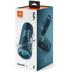 PARLANTE PORTÁTIL JBL FLIP 6 BLUETOOTH SUMERGIBLE AZUL en internet
