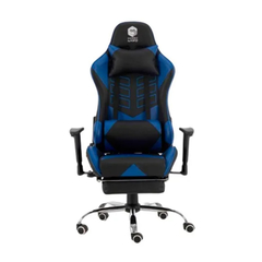 Silla Gamer Kanji KJ-488T- AZUL Reclinable Apoyapies y Brazos - comprar online